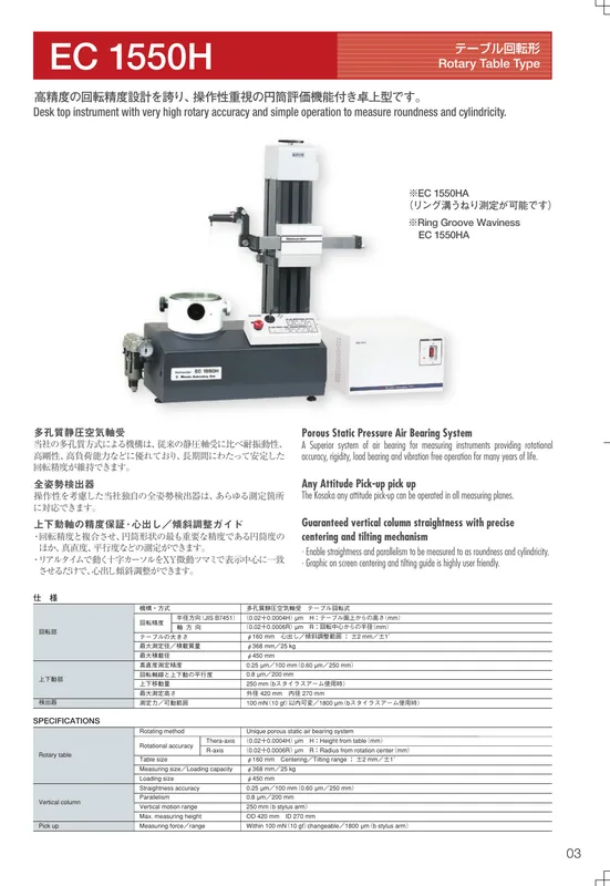 EC1550H 전체 카탈로그 페이지